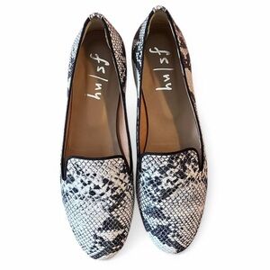 Stylish Black and White Women's Loafers
